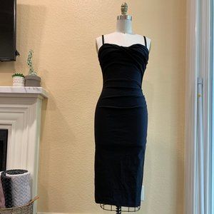 Stop Staring 1950's Style Black Wiggle Dress Sz S